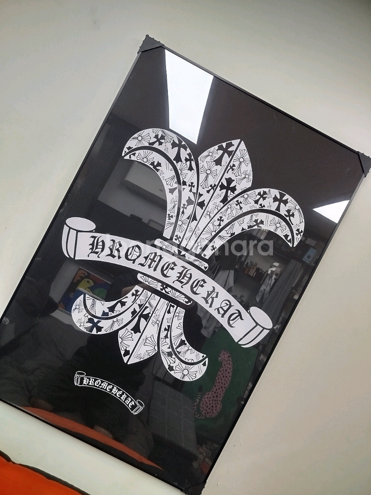 크롬하츠 로고 대형 그림 액자 팝아트 인테리어소품 인테리어액자 명품그림 명품액자--1