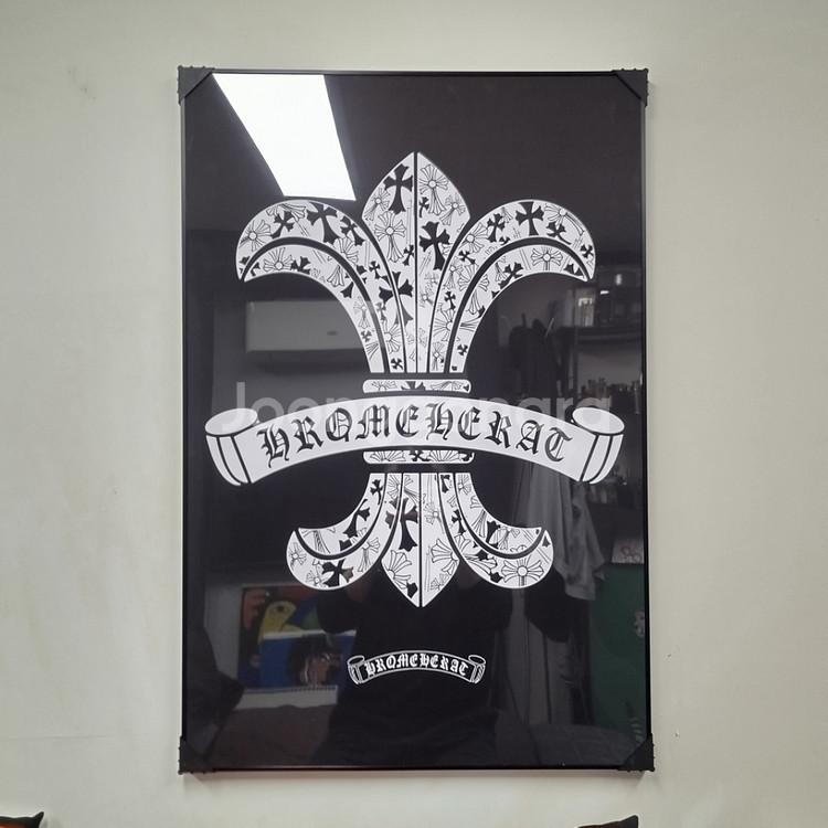 크롬하츠 로고 대형 그림 액자 팝아트 인테리어소품 인테리어액자 명품그림 명품액자--0