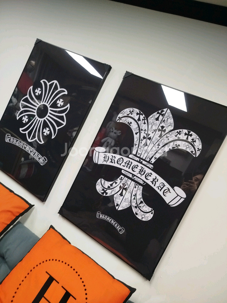 크롬하츠 로고 대형 그림 액자 팝아트 인테리어소품 인테리어액자 명품그림 명품액자--7