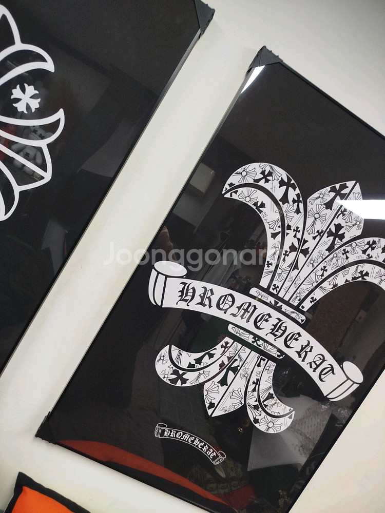 크롬하츠 로고 대형 그림 액자 팝아트 인테리어소품 인테리어액자 명품그림 명품액자--6