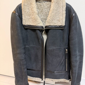 버버리 시어링 스타일 리얼 무스탕 자켓