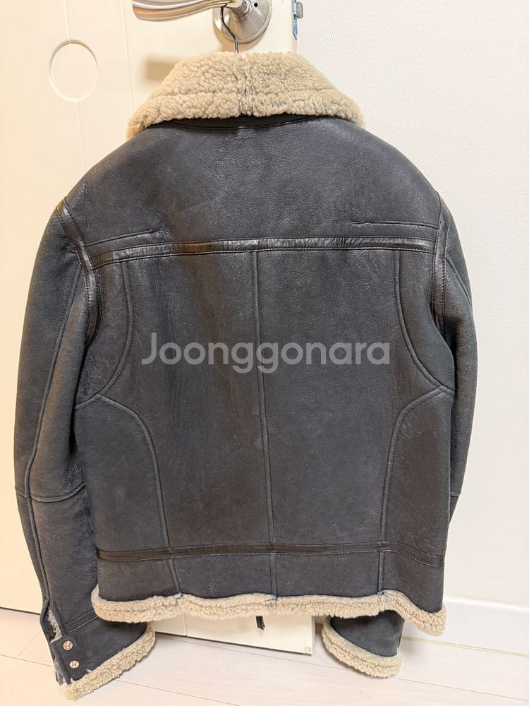 버버리 시어링 스타일 리얼 무스탕 자켓--1