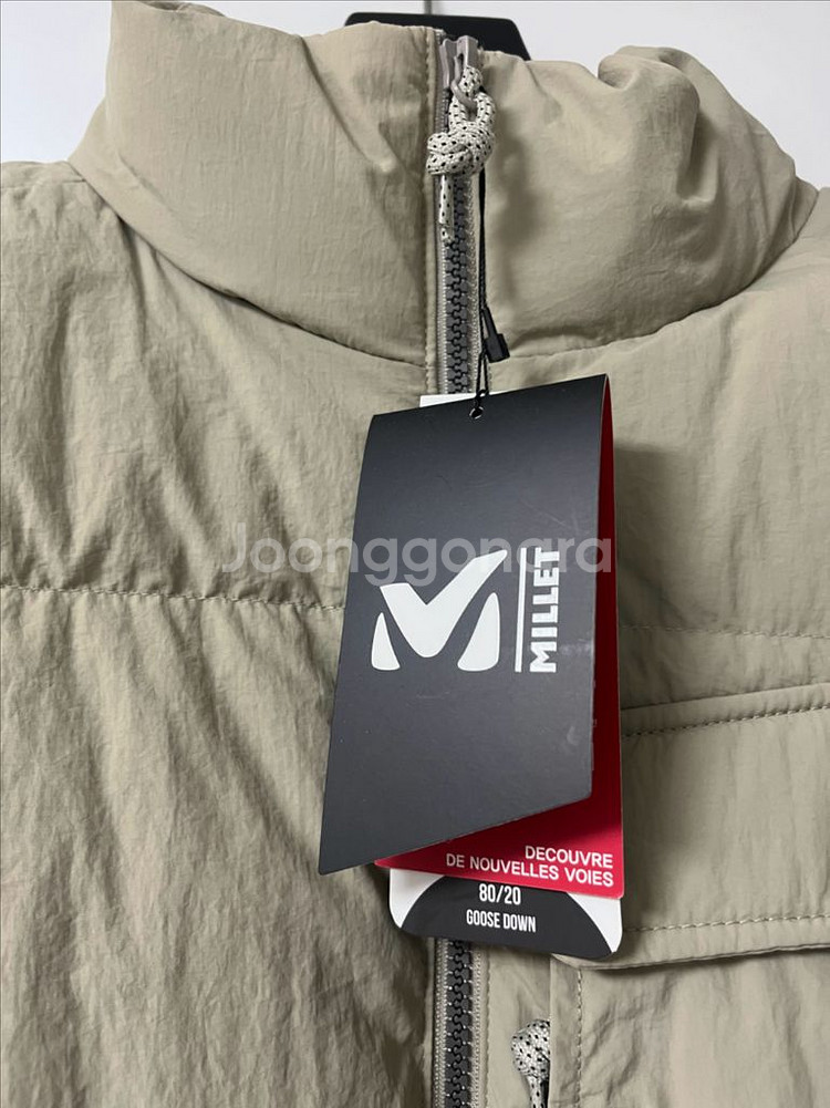 (밀레) 아네씨 구스다운 패딩 조끼 100 (새상품)--2