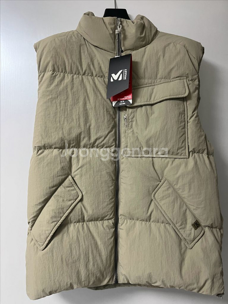 (밀레) 아네씨 구스다운 패딩 조끼 100 (새상품)--0