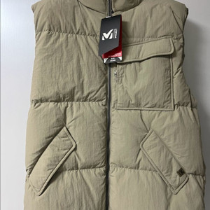 (밀레) 아네씨 구스다운 패딩 조끼 100 (새상품)