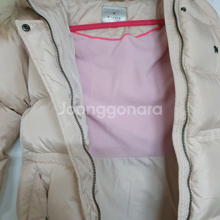 블루독 여아 패딩 145 베이지--2