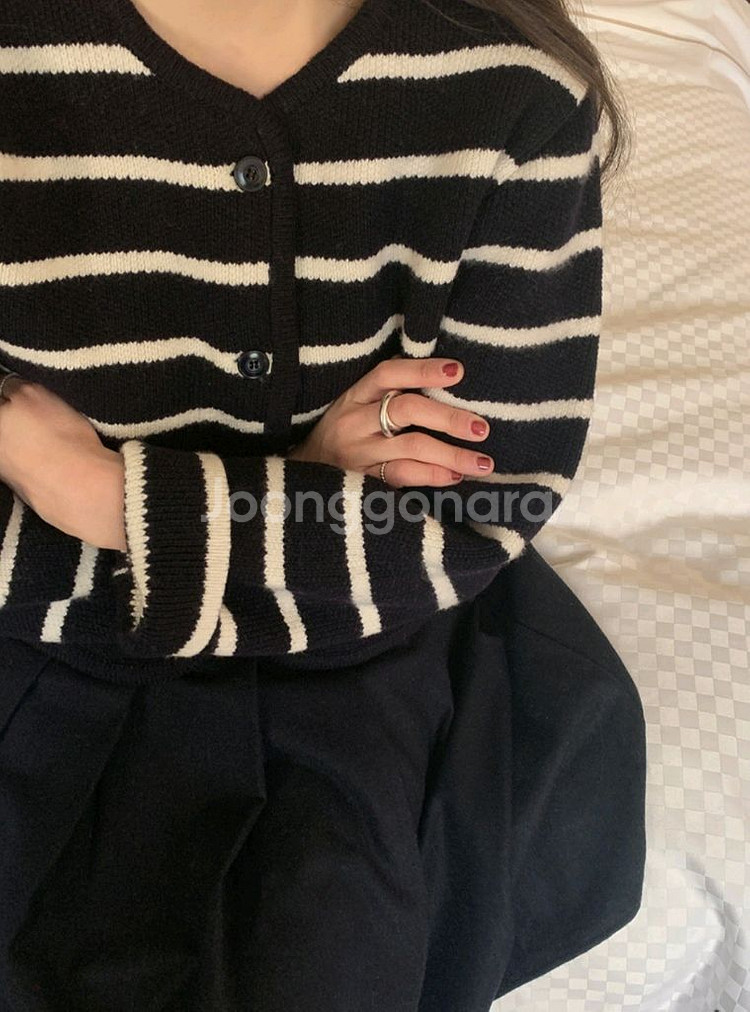 메이비베이비 디어리스트 Letty 니트 가디건--3