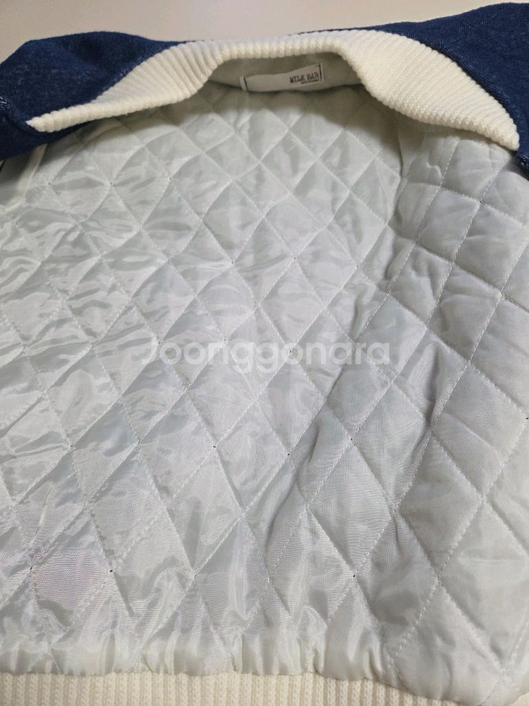 밀크바 니트 봄버 자켓 F--3