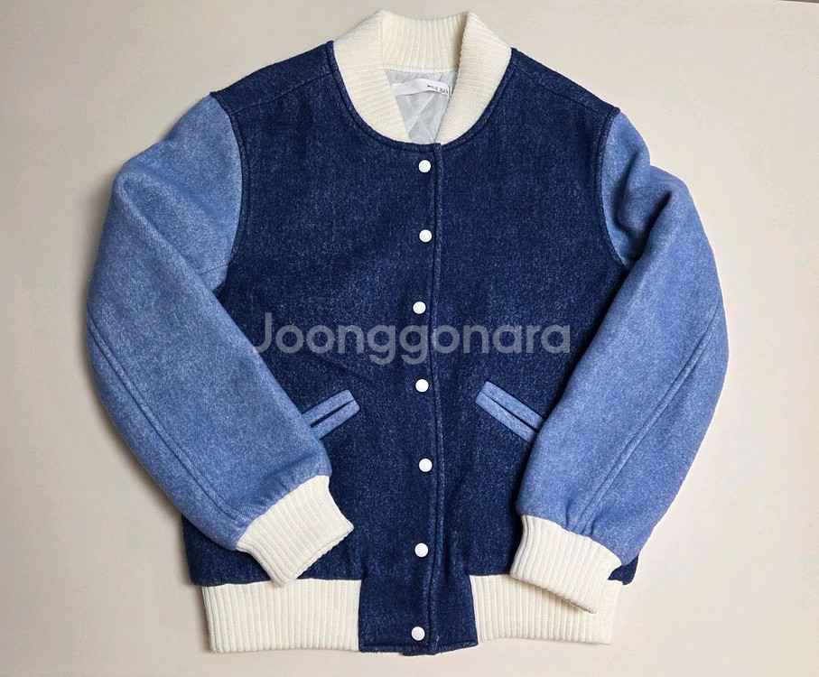 밀크바 니트 봄버 자켓 F--0