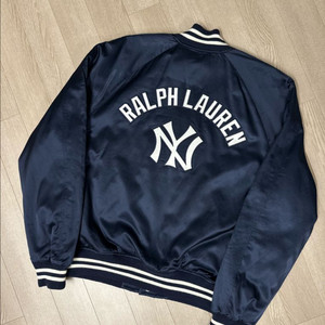 폴로 랄프로렌 25ss 사틴 새틴 바시티 L 사이즈 택달린 새상품