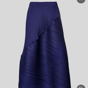 플리츠플리즈 칼라 스커트 네이비