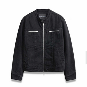 [M] 도프제이슨 데님 바이커 자켓 블랙