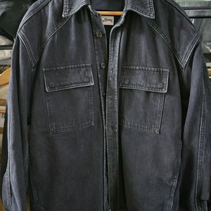 3회착 준지 데님 자켓 흑청 청자켓 105