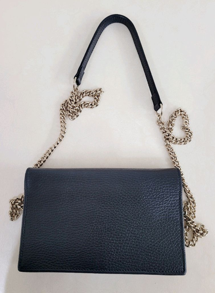 구찌 인터로킹 미니 체인 크로스백--5