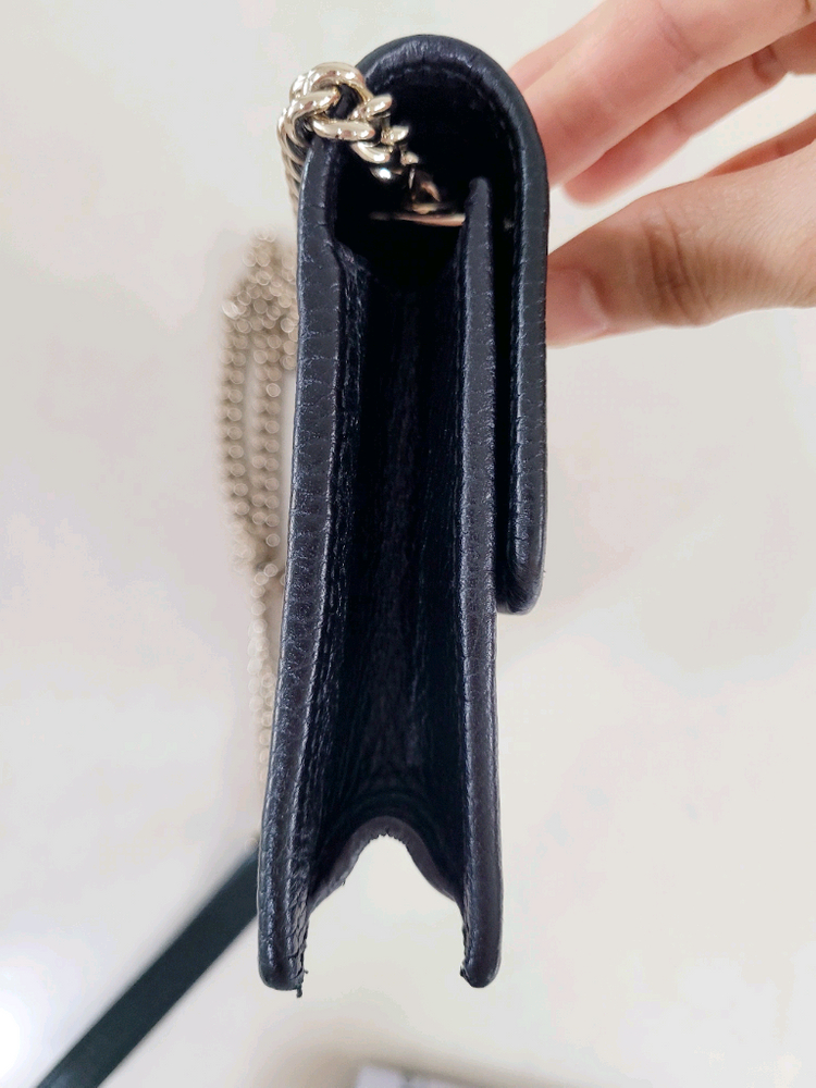 구찌 인터로킹 미니 체인 크로스백--3