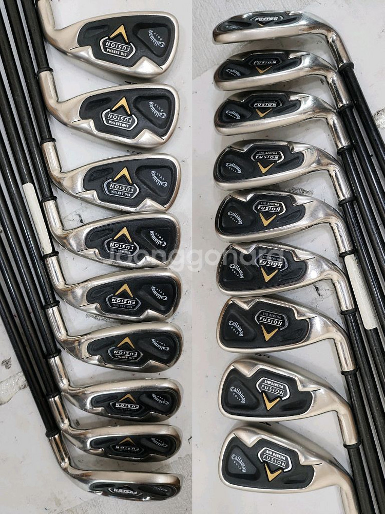 36만 캘러웨이 아이언 등 남성용 중고골프채 풀세트--4