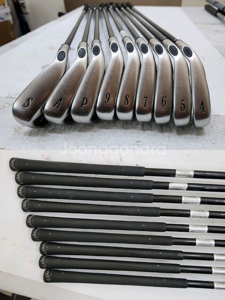 36만 캘러웨이 아이언 등 남성용 중고골프채 풀세트--2
