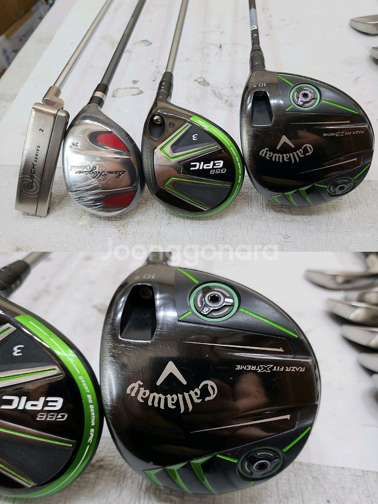 36만 캘러웨이 아이언 등 남성용 중고골프채 풀세트--7