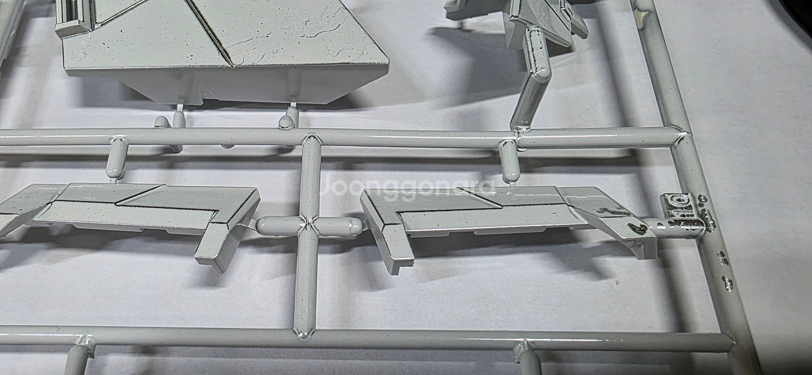 반다이 PG 유니콘 건담 최종결전(녹색) 하비원 사제코팅(흰색만)--3