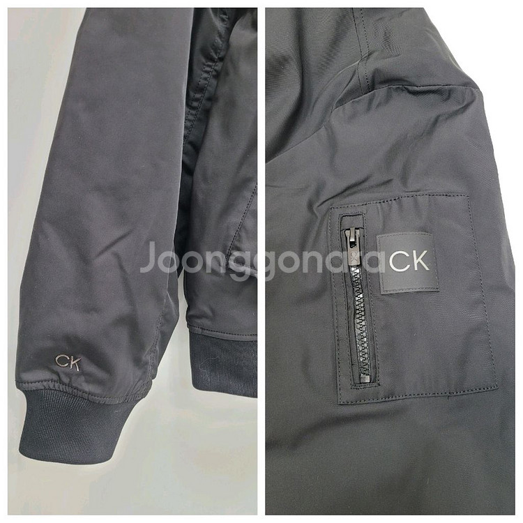 Calvin Klein 캘빈클라인 퀼팅 패딩 봄버자켓 항공점퍼 / 남 M--13