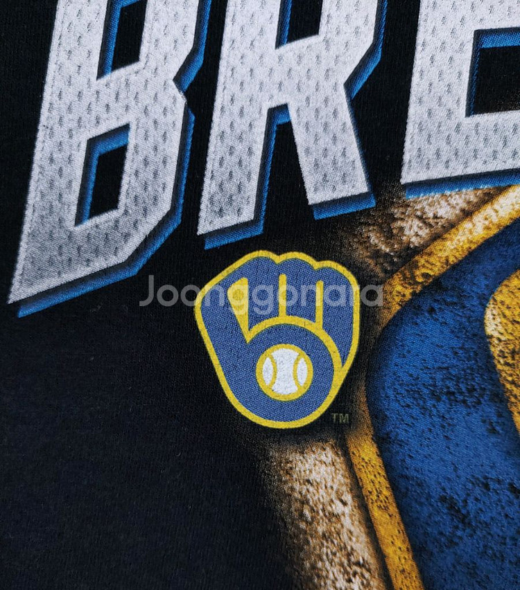 밀워키 브루어스 MLB 반팔 티셔츠 2XL--4