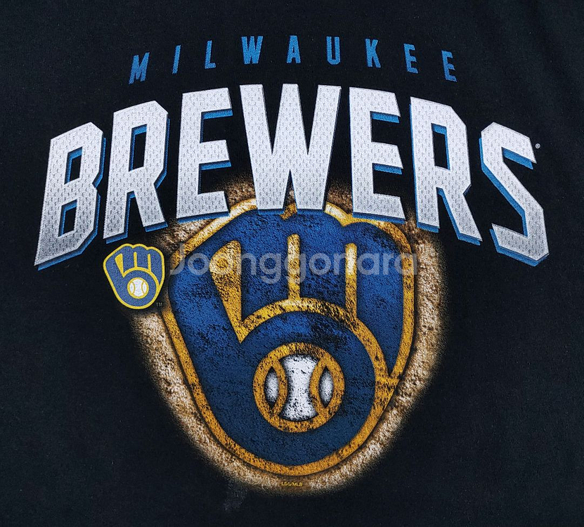 밀워키 브루어스 MLB 반팔 티셔츠 2XL--2