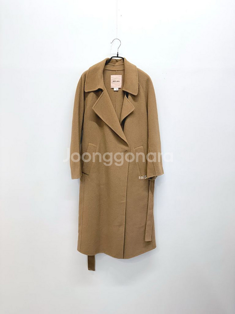 쥬시주디 울 캐시미어혼방 핸드메이드코트--0