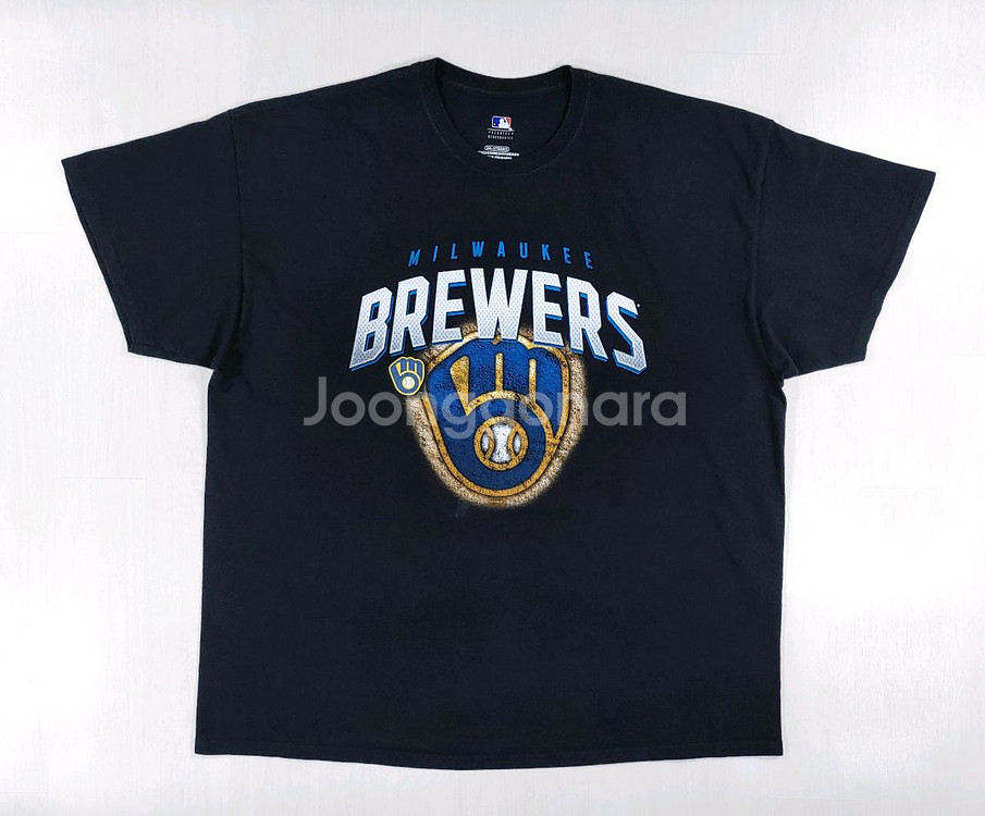 밀워키 브루어스 MLB 반팔 티셔츠 2XL--9