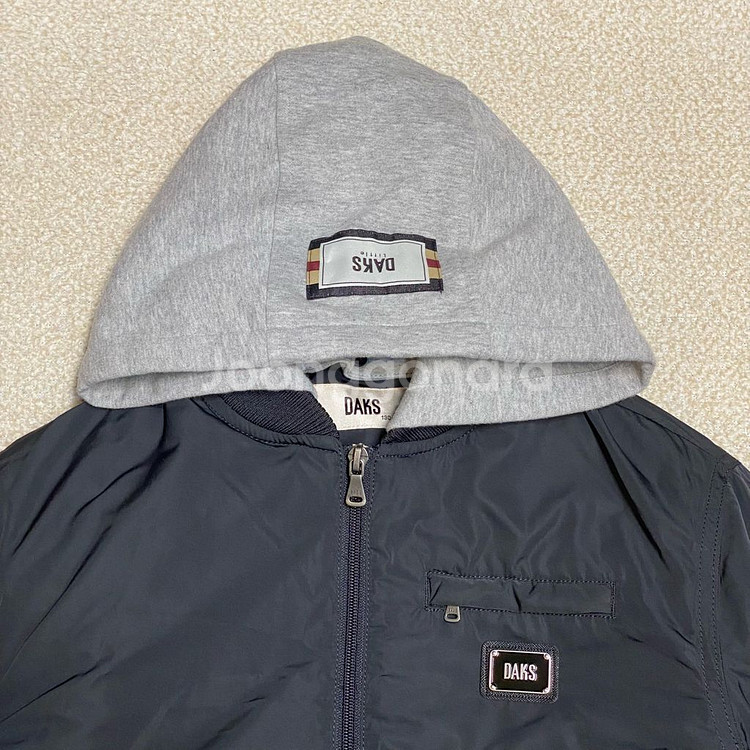 (정품) 닥스 키즈 항공점퍼 후드 패딩 130 9Y--2