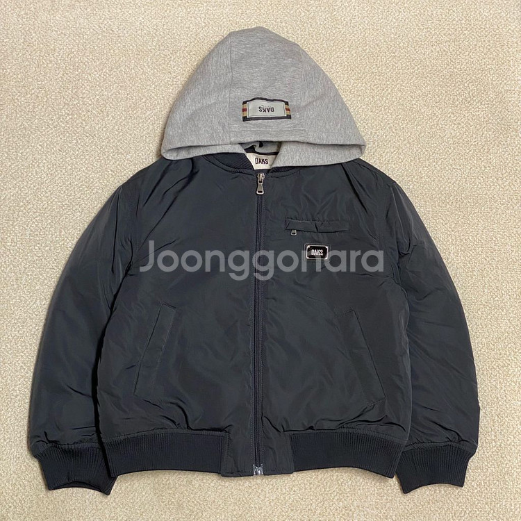 (정품) 닥스 키즈 항공점퍼 후드 패딩 130 9Y--0