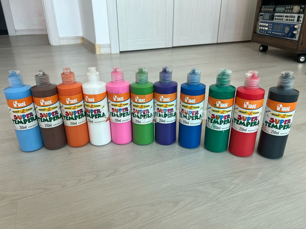 파스 유아물감 11종 외 물감놀이 도구--0