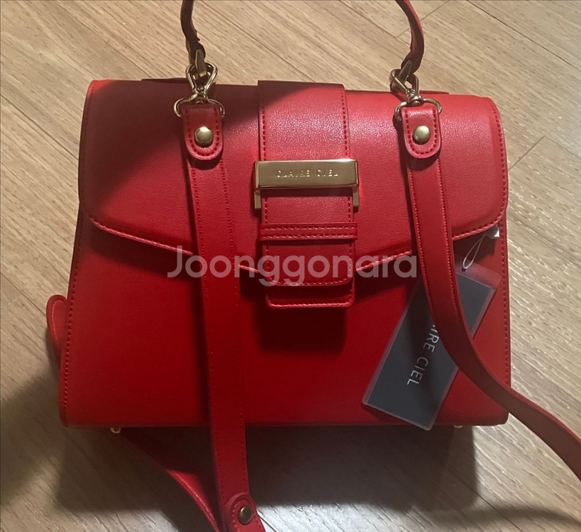 클레르시에 레드 크로스백--0