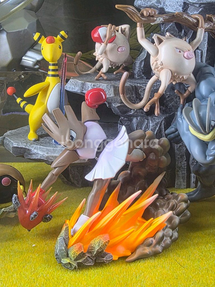 boom 시라소몬 홍수몬 일괄 포켓몬 레진 스케일월드--0