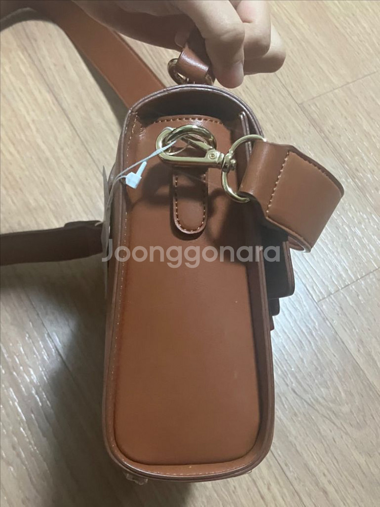 클레르시엘 레더 크로스백 메르백--2