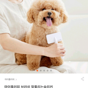 마이플러피 일자빗+슬리커