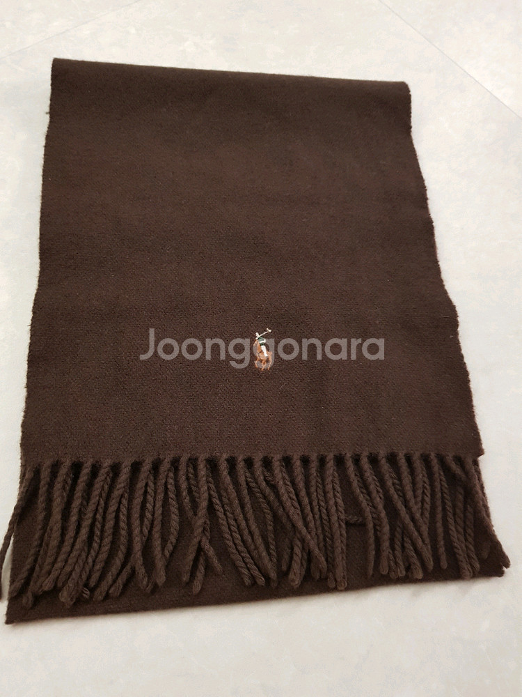 폴로 랄프로렌 폴로 로고 울 머플러--0