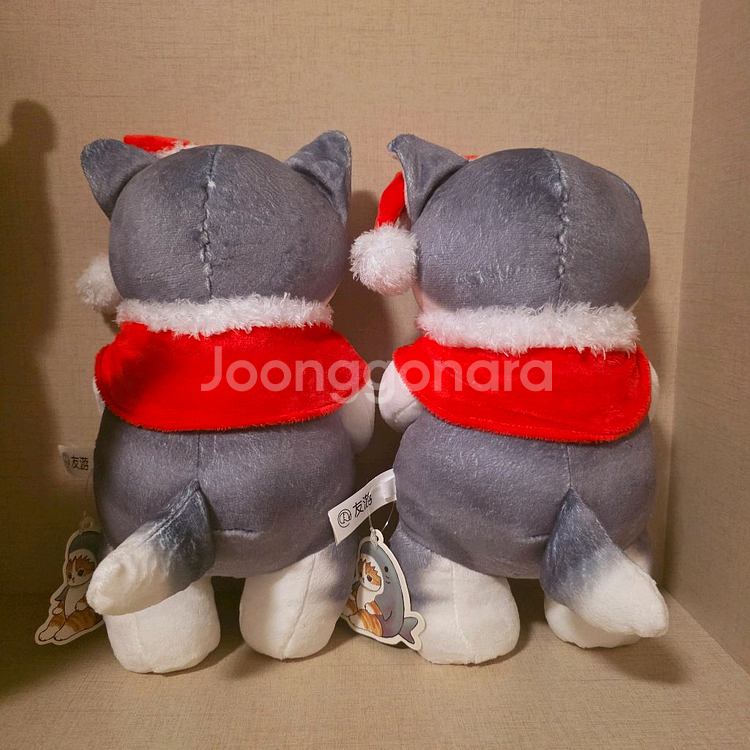 산타 모프샌드 고양이 인형 30cm 새상품. 2개.--3