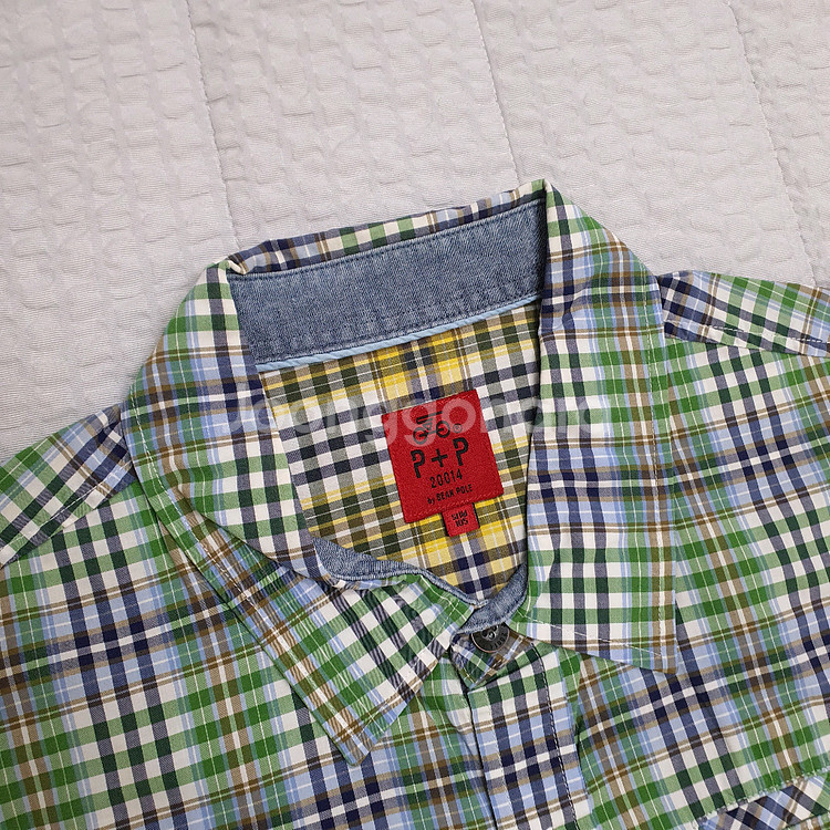 남자100 빈폴 체크셔츠--1