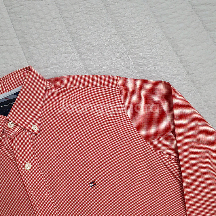 남자100 타미힐피거 체크셔츠--2