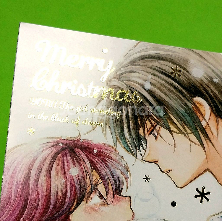 새벽의 연화 크리스마스 포스트카드 하나토유메 부록 굿즈--1