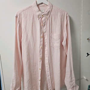 클럽 모나코 핑크 린넨 셔츠 L