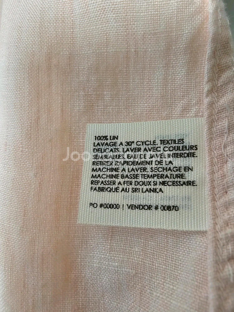 클럽 모나코 핑크 린넨 셔츠 L--3