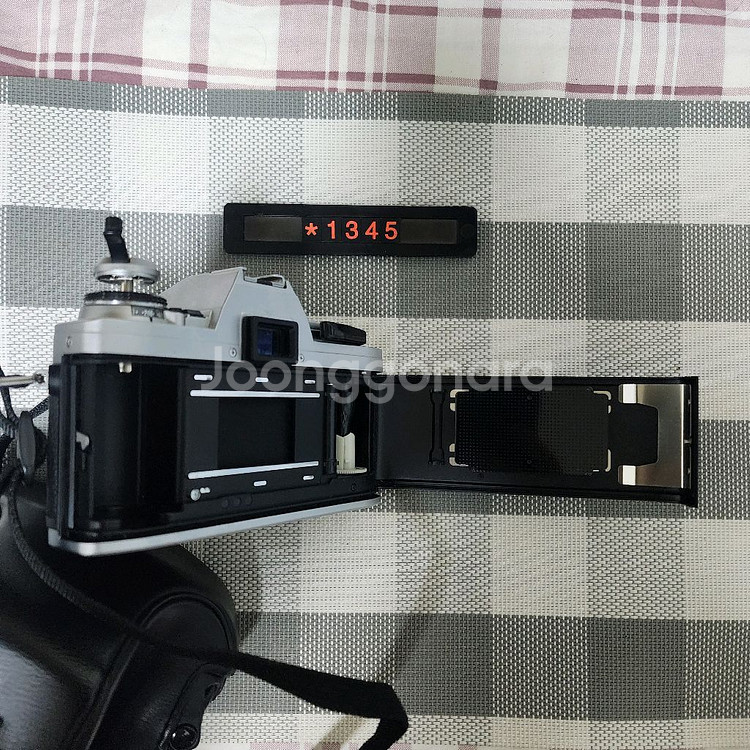 미놀타 X-300 필름카메라 실버바디 케이스포함--5