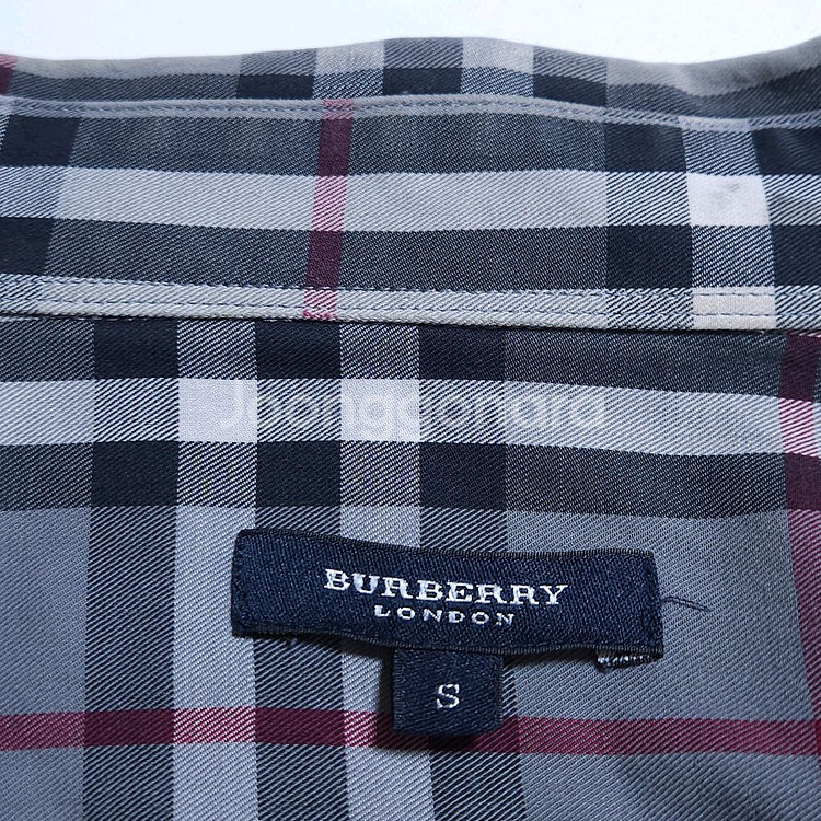 버버리 체크 셔츠--6