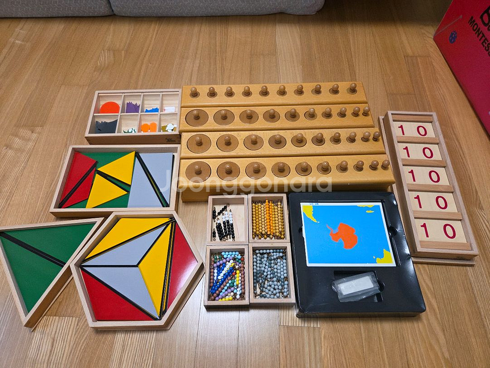 몬테소리 교구 세트아가월드 기초 기본 자유 심화 향상 5세트--3