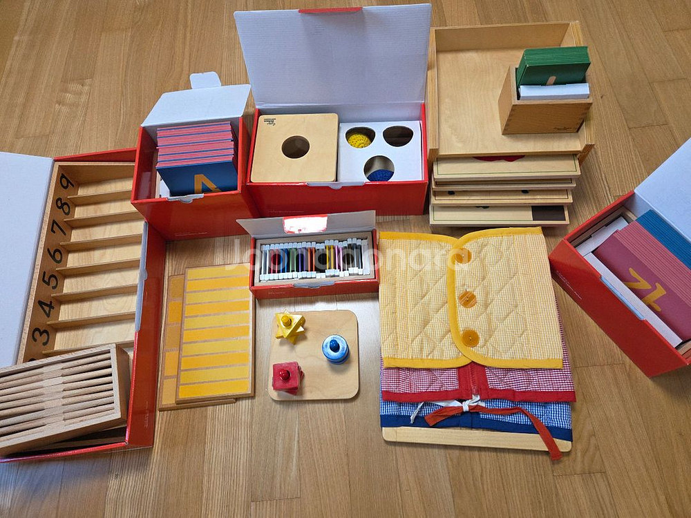 몬테소리 교구 세트아가월드 기초 기본 자유 심화 향상 5세트--0