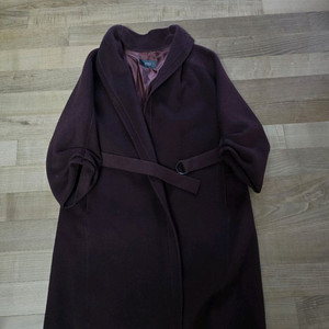 정품) TIME 타임 한섬 캐시미어 울 코트