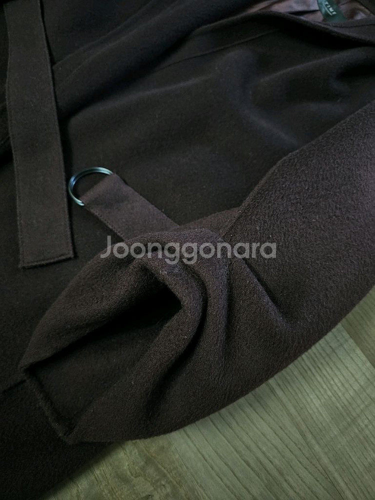 정품) TIME 타임 한섬 캐시미어 울 코트--2