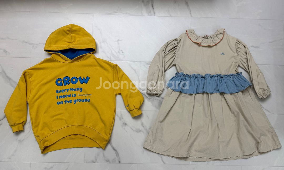 로아앤제인 페리미츠 키즈 원피스상하의후드티맨투맨130--0