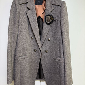 에스솔레지아 여성 모직 블레이저 자켓 77사이즈